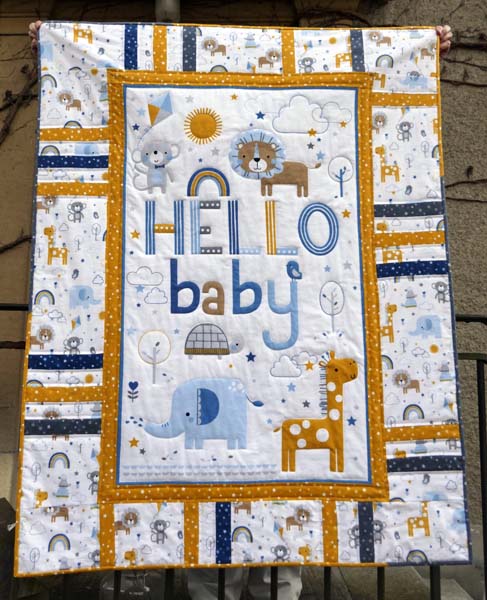 42  Hello Baby Flanell Fr 210
