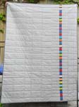 097 Quilt gestreift hinten
